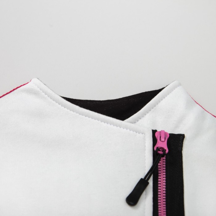 Пальто для девочки, рост 92 см, цвет белый/чёрный Н-ПТ-289_М