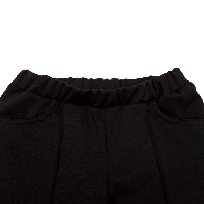 Брюки для девочки , рост 140 см, цвет чёрный