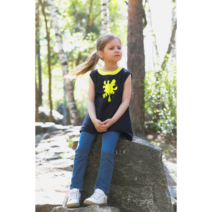 Сарафан для девочки, рост 98, цвет  цвет чёрный Н-СР-269А