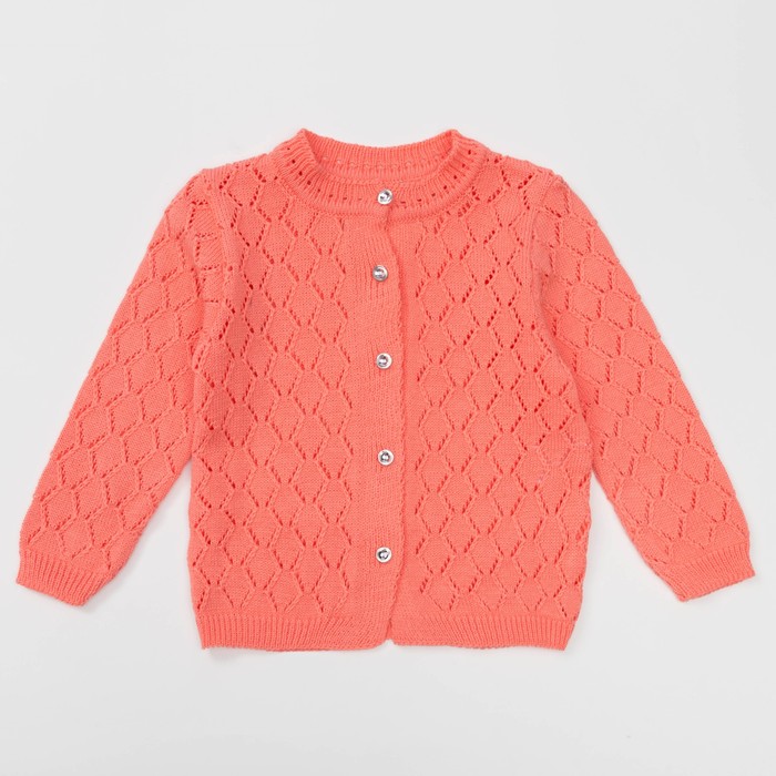 Жакет детский "Принцесса", рост 80-86 см, цвет коралловый 022288_М