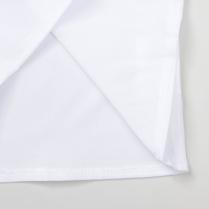 Блузка для девочки , рост 122-128 см, цвет белый