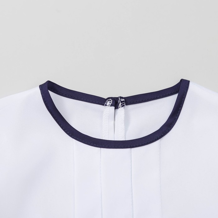 Блузка для девочки , рост 134-140 см, цвет белый