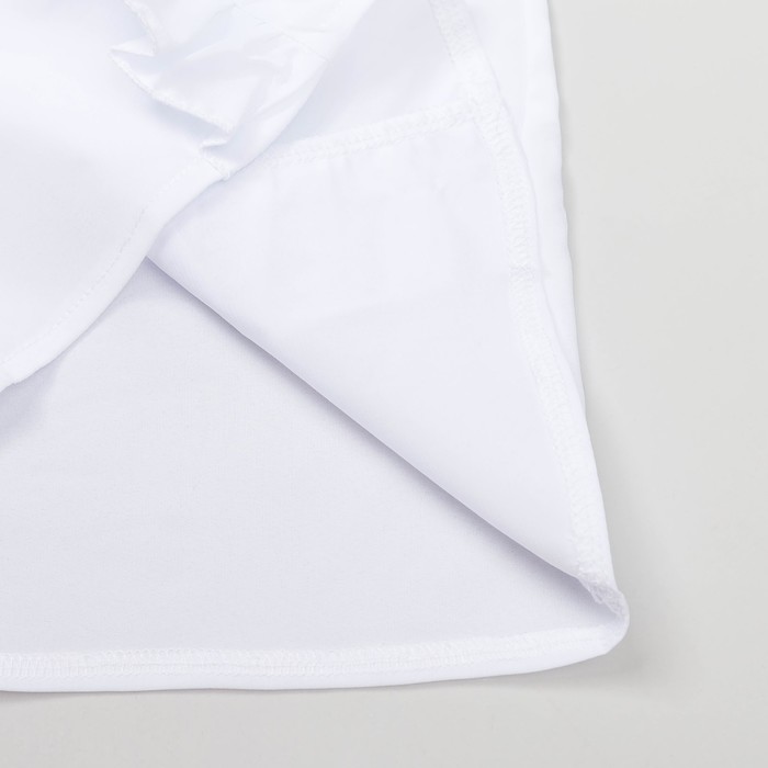 Блузка для девочки , рост 128-134 см, цвет белый