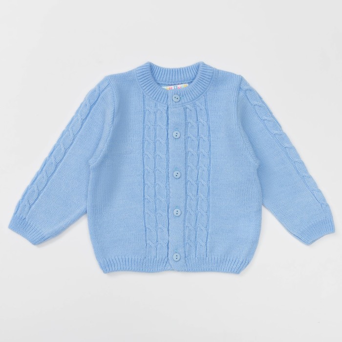 Жакет детский "Подрастайка", рост 74-80 см, цвет голубой 02419_М