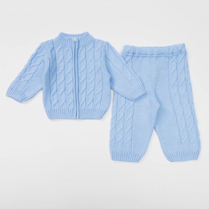 Комплект детский "Москва" рост 62-68 см, цвет голубой 10202_М