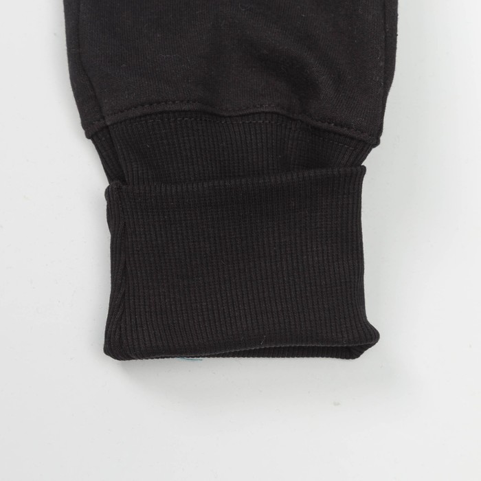 Брюки для мальчика, рост 92 см, цвет цвет чёрный/бирюзовый Н-БР-288.1_М