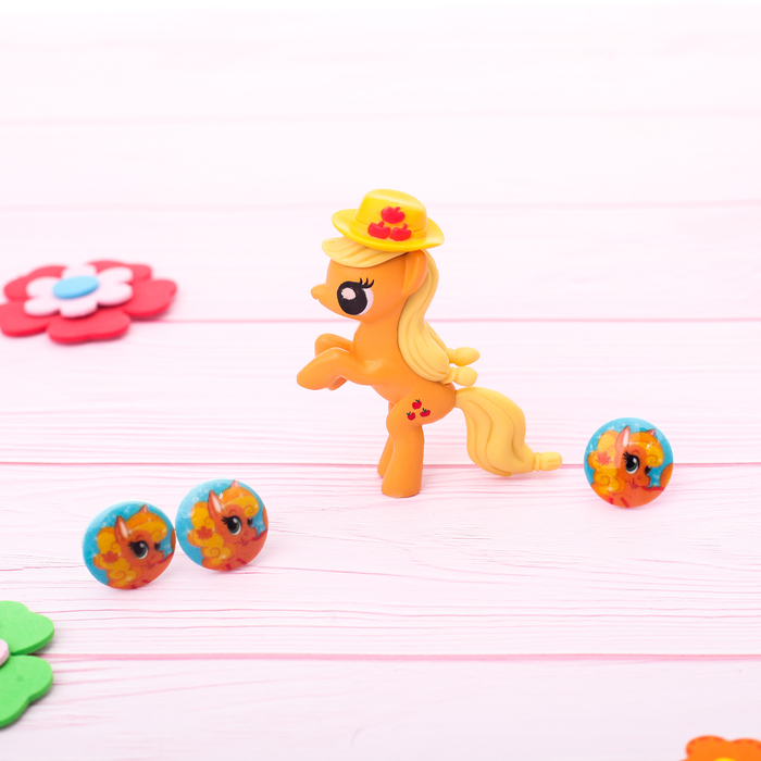 Набор с украшениями «Пони Мелисса», оранжевый, 10 х 12 см