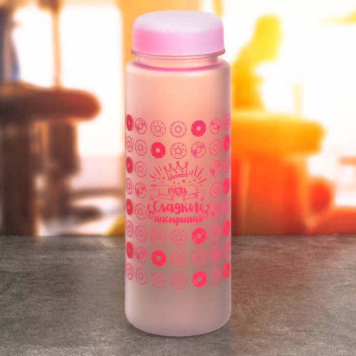 Бутылка для воды "Сладкого настроения", 500 мл