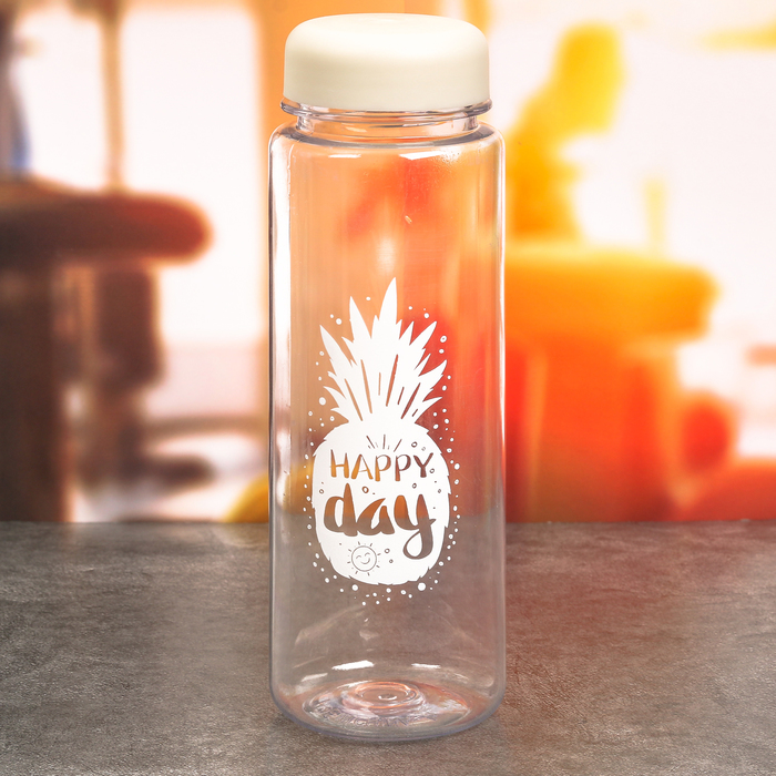 Бутылка для воды "Happy day", 500 мл