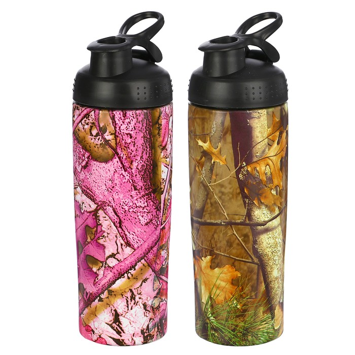 Бутылка для воды 800 мл «Природа», спортивная, микс 8х25.5 см