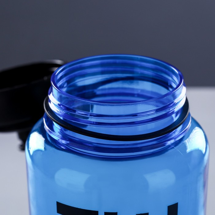 Бутылка для воды 1150 мл Health life, спортивная, поильник, микс, 9х23 см