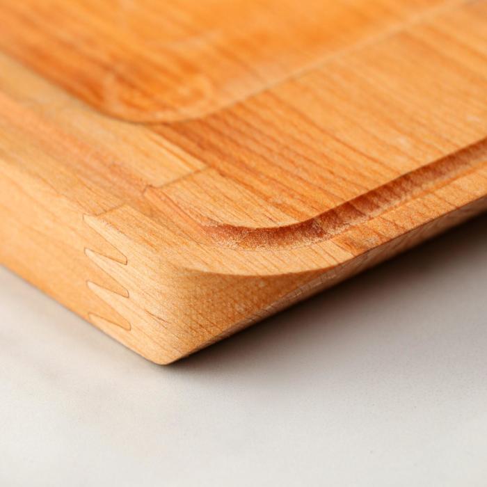 Сковорода чугунная квадратная гриль с дощечкой ТМ "BRIZOLL" 180х180х25мм "ХОРЕКА