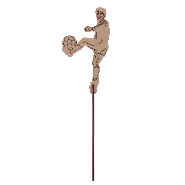 Топпер "Футболист 8" из фанеры, 6,5х12 см