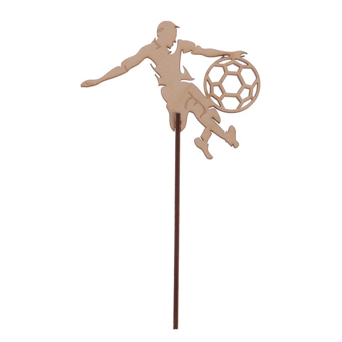 Топпер "Футболист 10" из фанеры, 11х8 см