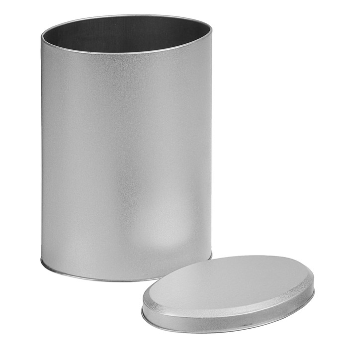 Подарочная коробка "Серебро", овал, 12.2 х 7,3 х 17 см