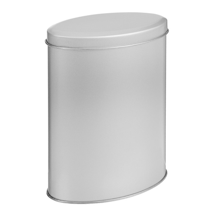 Подарочная коробка "Серебро", овал, 16,5 х 12 х 6,5 см