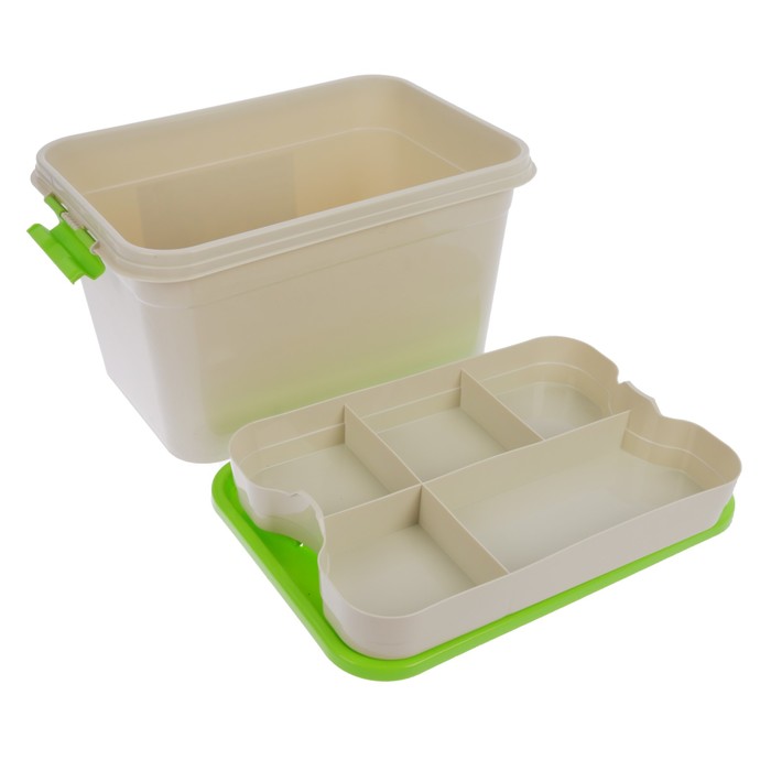 Контейнер прямоугольный со вставкой 15 л