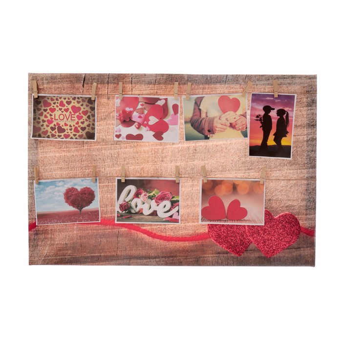 Фоторамка-коллаж "Романтика" (на 7 фото) 40х60 см