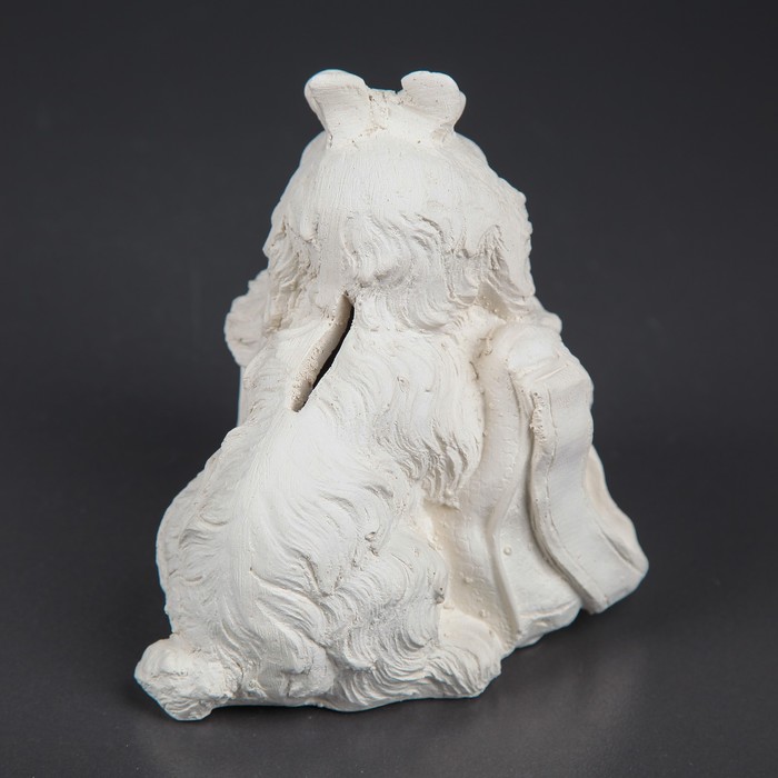 Копилка-раскраска "Собака с сумкой" 13х12х13 см