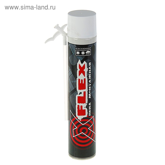 

Пена монтажная XFLEX, адаптерная, всесезонная, 750 мл