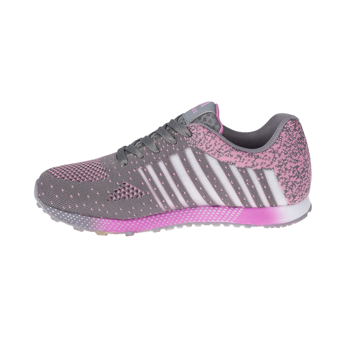 Кроссовки женские арт. 94007, цвет серый/розовый, размер 38