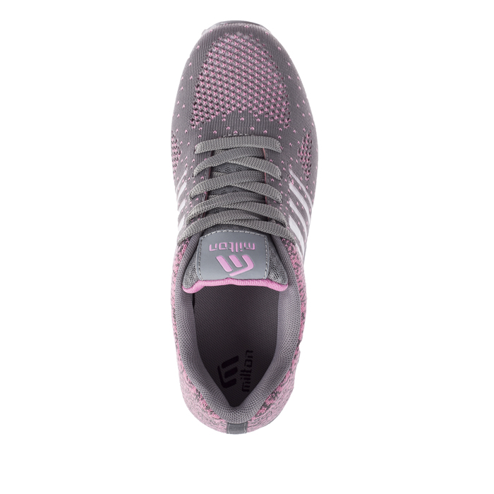 Кроссовки женские арт. 94007, цвет серый/розовый, размер 39