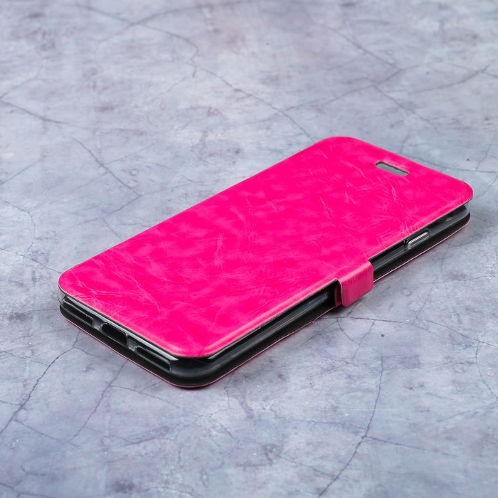 Чехол-книжка Caseguru Magnetic Case iPhone 7 Глянцево-розовый