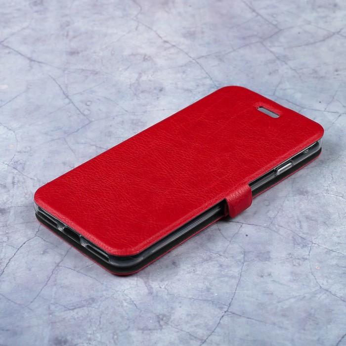 Чехол-книжка Caseguru Magnetic Case iPhone 7 Рубиново-красный