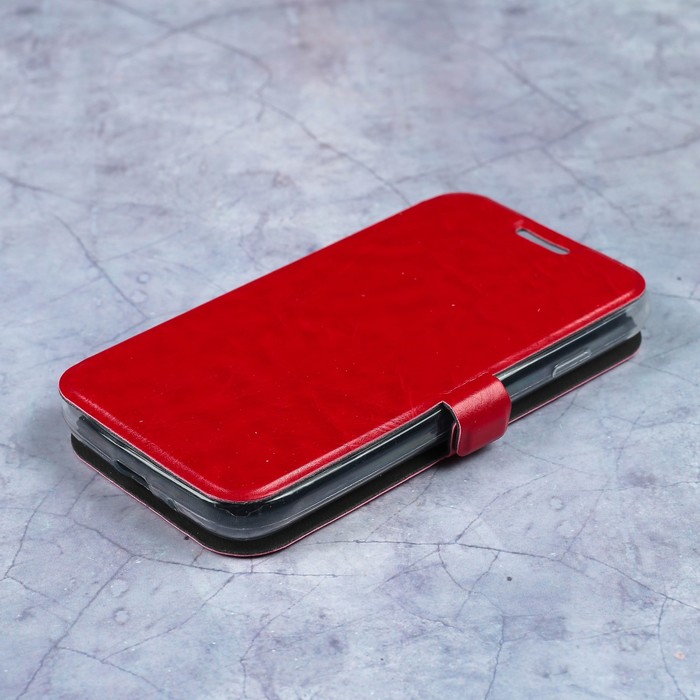 Чехол-книжка Caseguru Magnetic Case Samsung Galaxy J1 Mini Prime Глянцево-красный