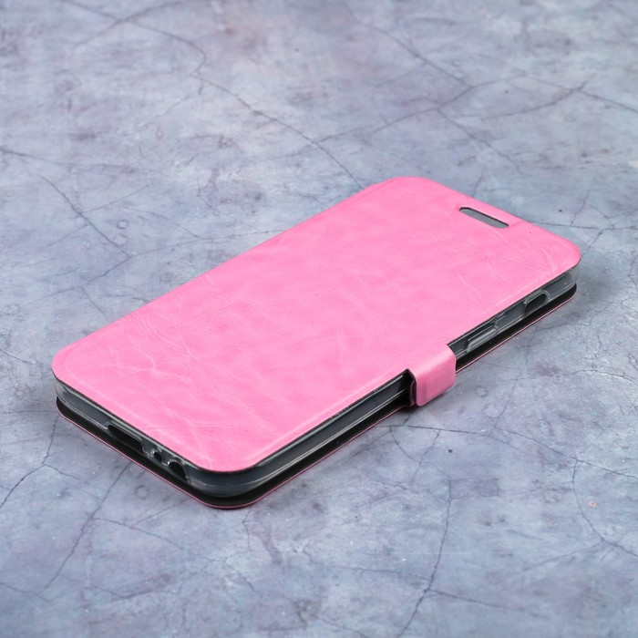 Чехол-книжка Caseguru Magnetic Case Samsung Galaxy A3 2017 Глянцево-светло розовый