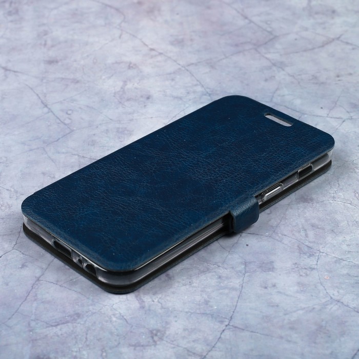 Чехол-книжка Caseguru Magnetic Case Samsung Galaxy A3 2017 Лазурно-синий