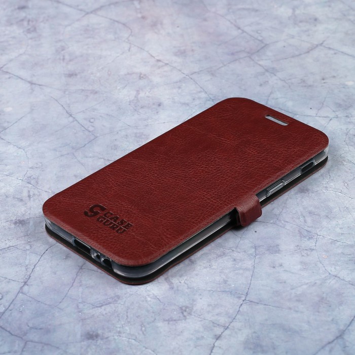 Чехол-книжка Caseguru Magnetic Case Samsung Galaxy A5 2017 Насыщенный коричневый