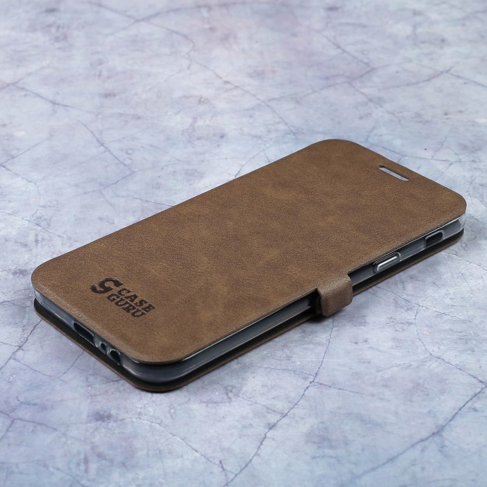 Чехол-книжка Caseguru Magnetic Case Samsung Galaxy A7 2017 Светло-коричневый