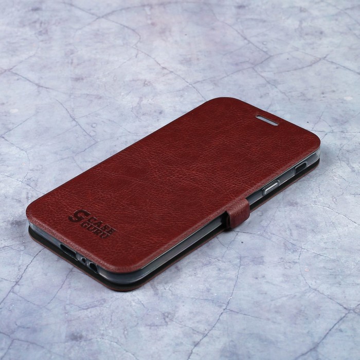 Чехол-книжка Caseguru Magnetic Case Samsung Galaxy A7 2017 Насыщенный коричневый