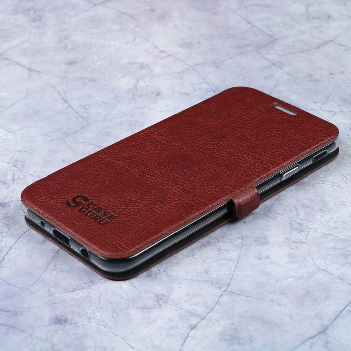 Чехол-книжка Caseguru Magnetic Case Samsung Galaxy J7 2017 Насыщенный коричневый