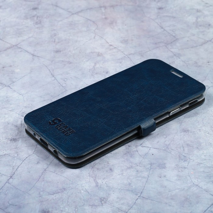 Чехол-книжка Caseguru Magnetic Case Samsung Galaxy J7 2017 Лазурно-синий