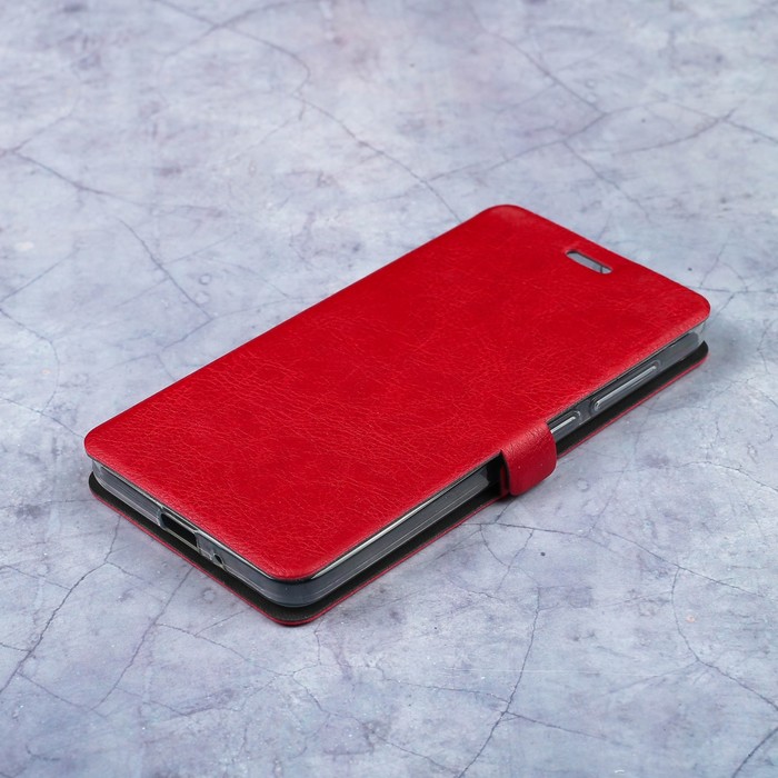 Чехол-книжка Caseguru Magnetic Case Xiaomi Redmi 4A Рубиново-красный