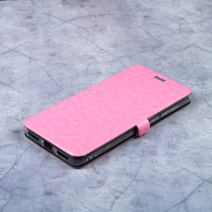 Чехол-книжка Caseguru Magnetic Case Xiaomi Redmi Note 4 Глянцево-светло розовый