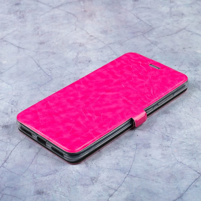 Чехол-книжка Caseguru Magnetic Case Xiaomi Redmi Note 4X Глянцево-розовый