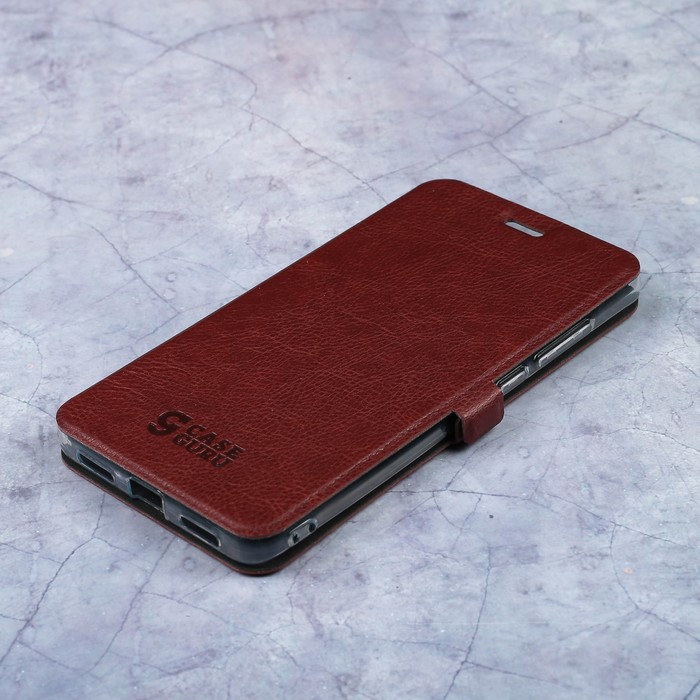 Чехол-книжка Caseguru Magnetic Case Xiaomi Redmi Note 4X Насыщенный коричневый