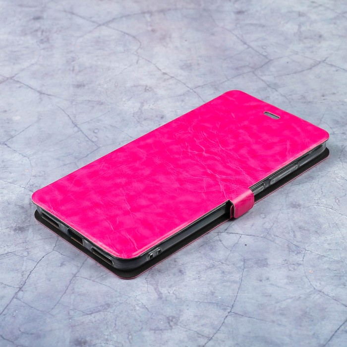 Чехол-книжка Caseguru Magnetic Case Xiaomi Redmi Note 5A Глянцево-розовый