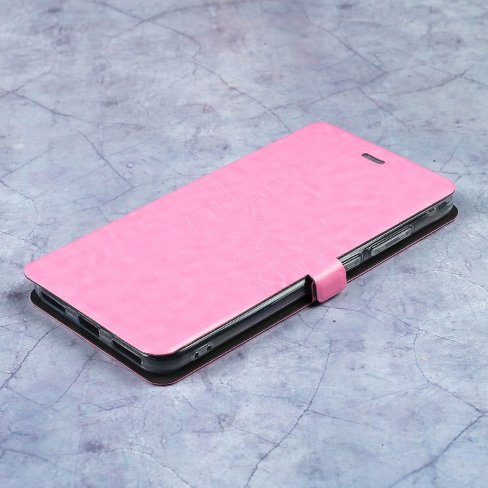 Чехол-книжка Caseguru Magnetic Case Xiaomi Redmi Note 5A Глянцево-светло розовый