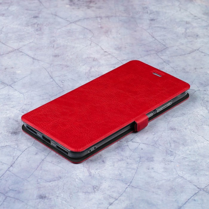 Чехол-книжка Caseguru Magnetic Case Xiaomi Redmi Note 5A Рубиново-красный