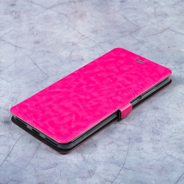 Чехол-книжка Caseguru Magnetic Case Xiaomi Redmi Note 5A Prime (32Gb,64Gb) Глянцево-розовый   332553