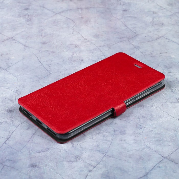 Чехол-книжка Caseguru Magnetic Case Xiaomi Redmi Note 5A Prime (32Gb,64Gb) Рубиново-красный   332554