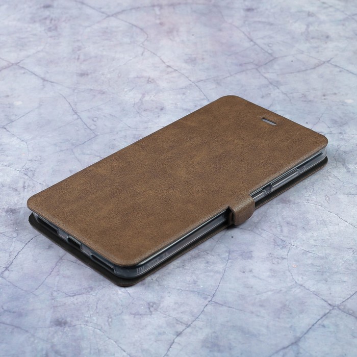 Чехол-книжка Caseguru Magnetic Case Xiaomi Redmi Note 5A Prime (32Gb,64Gb) Светло-коричневый   33255