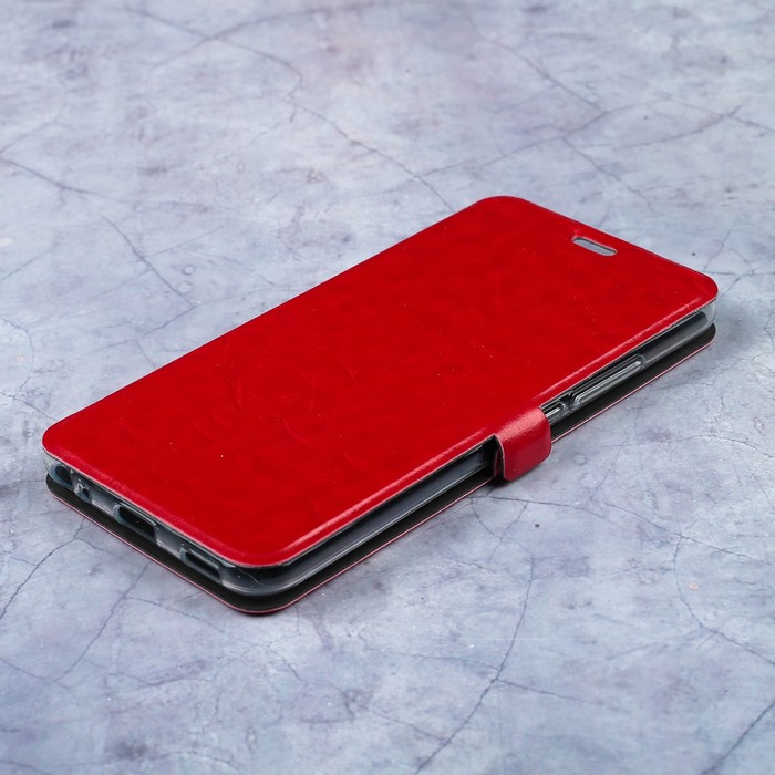 Чехол-книжка Caseguru Magnetic Case Meizu M5 Глянцево-красный
