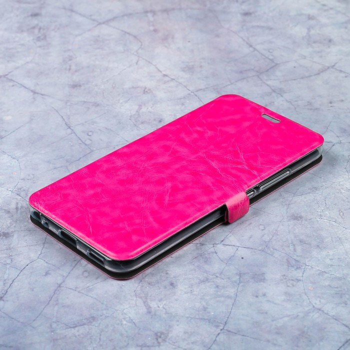 Чехол-книжка Caseguru Magnetic Case Meizu M5 Глянцево-розовый