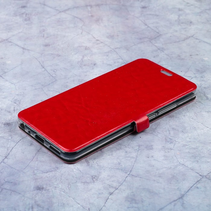 Чехол-книжка Caseguru Magnetic Case Meizu M5 Note Глянцево-красный