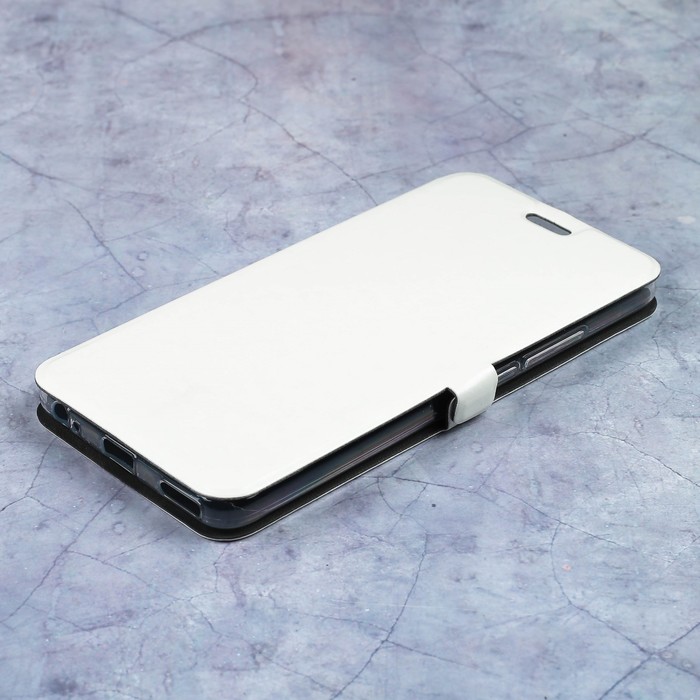 Чехол-книжка Caseguru Magnetic Case Meizu M6 Note Глянцево-белый
